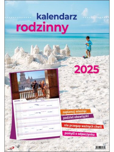 Kalendarz rodzinny 2025 - duży