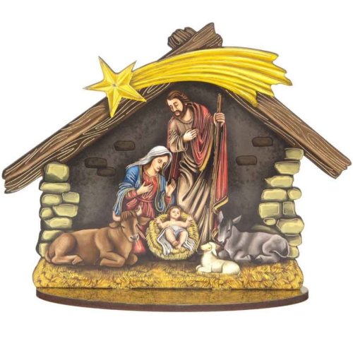 Szopka Bożonarodzeniowa hdf 11cm