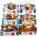 Szopka przestrzenna - kartka bożonarodzeniowa - 6 szt.