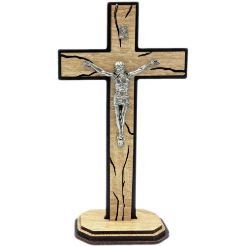 Krzyż do postawienia - stylowy 20 cm