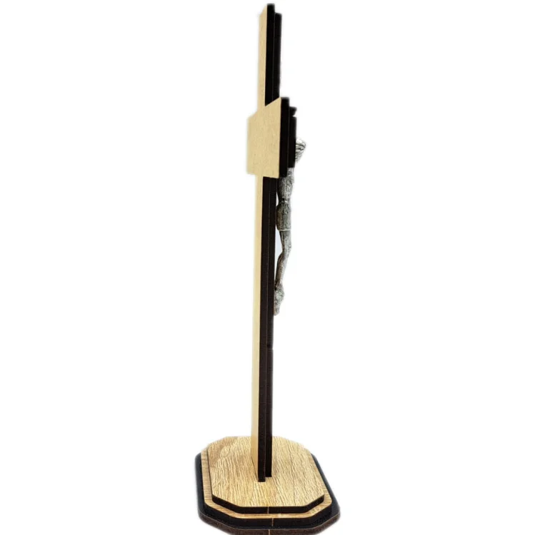 Krzyż do postawienia - stylowy 20 cm - bokiem