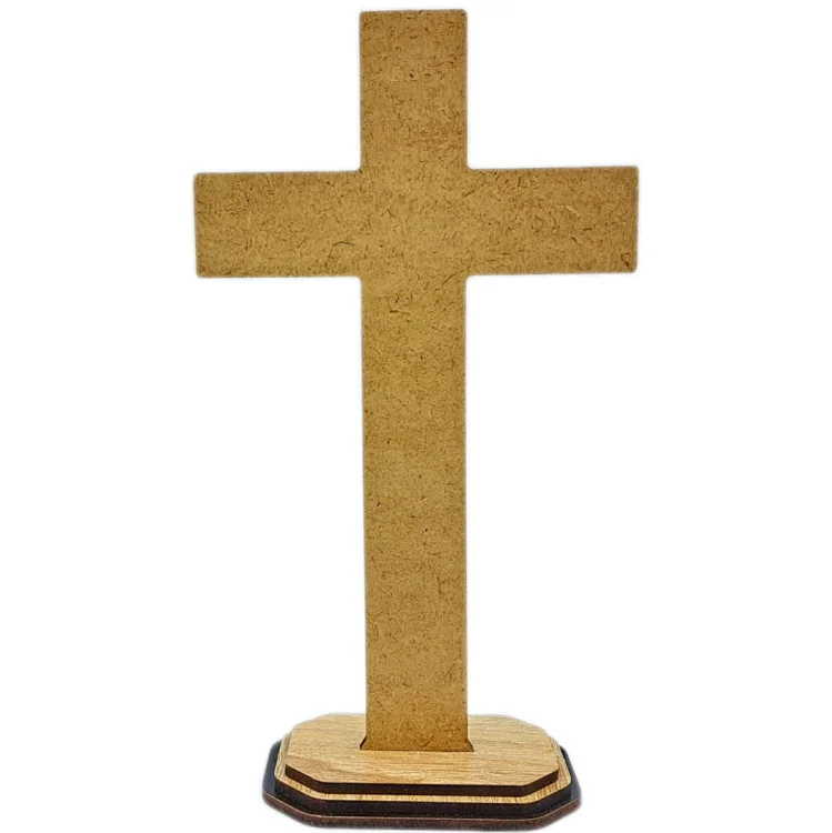 Krzyż do postawienia - stylowy 20 cm - tył