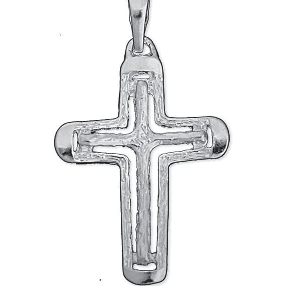 Krzyż do łańcuszka - stylowy - srebro 925 - k104