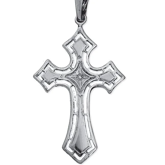 Krzyżyk srebrny stylowy k106