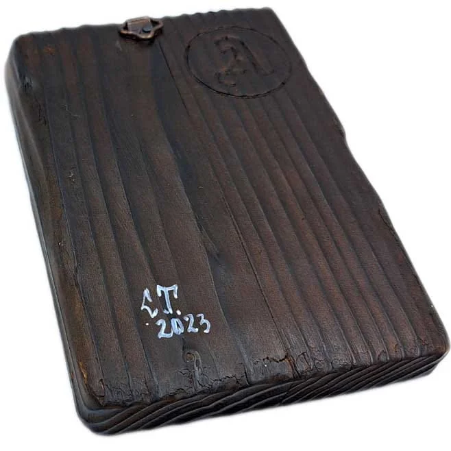 Ikona pisana Jezus Pantokrator 10 cm x 14 cm - tył