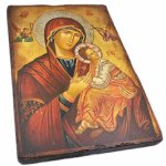 Ikona pisana MB Nieustającej 32 x 22 cm cz