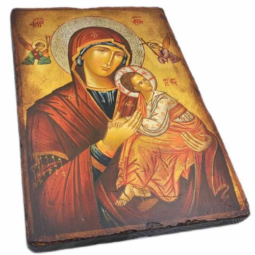 Ikona pisana MB Nieustającej 32 x 22 cm cz