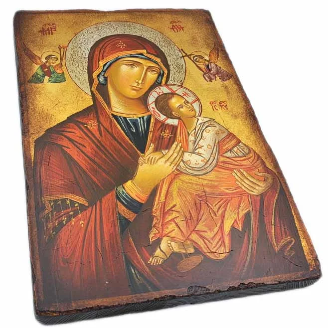 Ikona pisana MB Nieustającej 32 x 22 cm cz