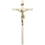 Krzyż wiszący mosiądzowany 35 cm 