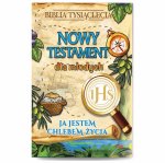 Biblia z Papugą Nowy Testament - oprawa komunijna