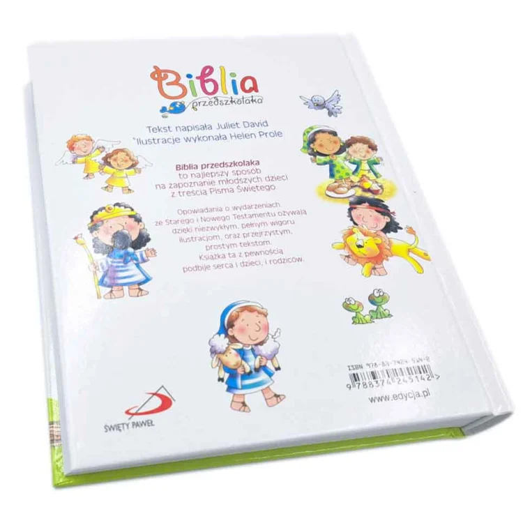 Biblia przedszkolaka - książka z grawerem