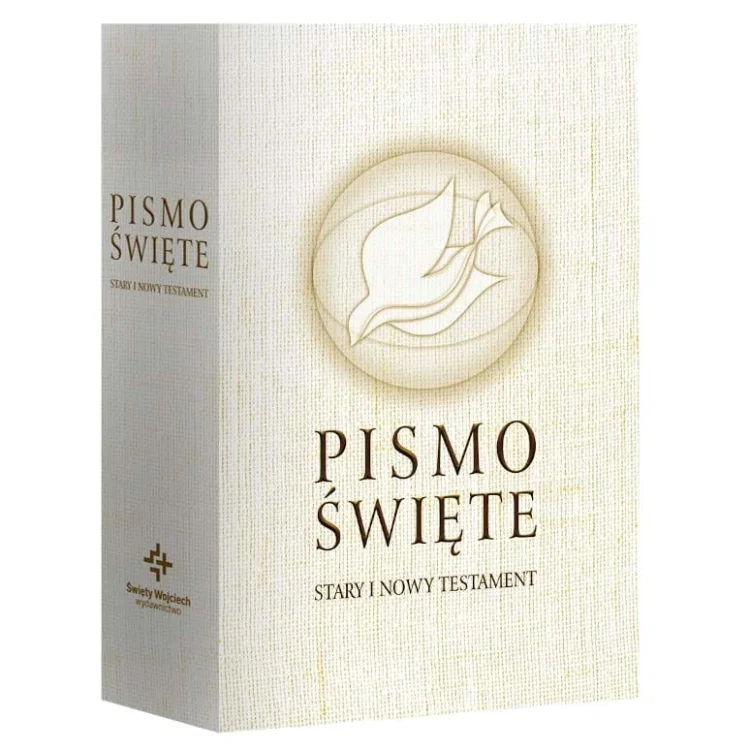 Pismo Święte ST i NT biała oprawa B5