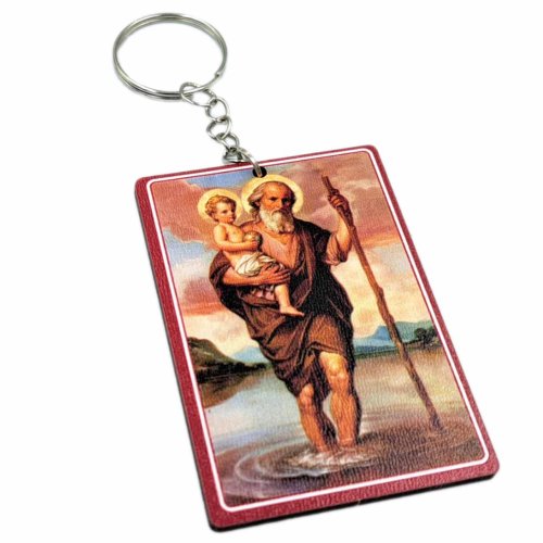 Brelok ze Świętym Krzysztofem - modlitwa - hdf