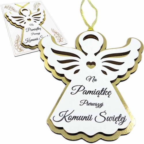 Aniołek zawieszka - Pamiątka Pierwszej Komunii Świętej
