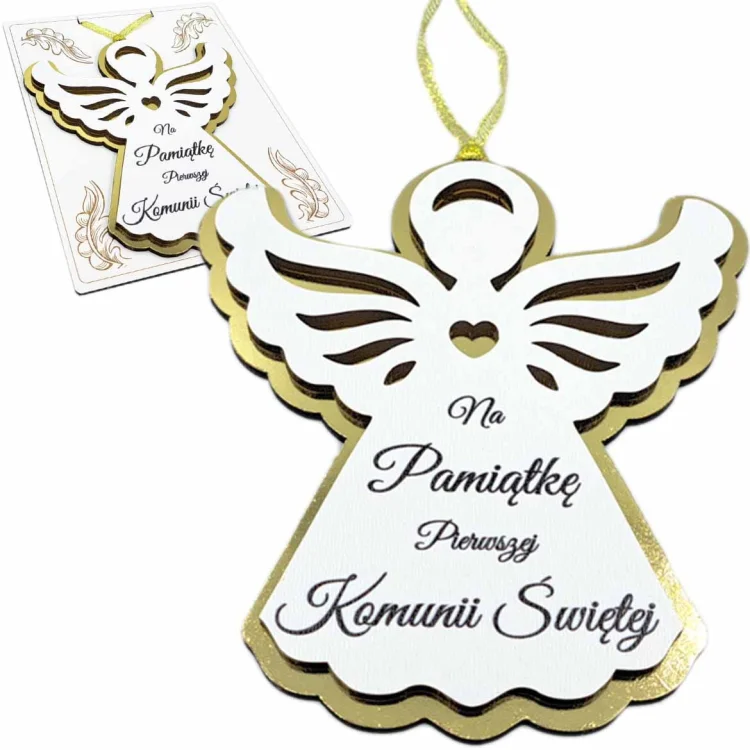 Aniołek zawieszka - Pamiątka Pierwszej Komunii Świętej