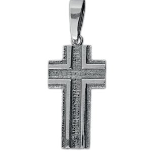 Srebrny krzyż na łańcuszek - srebro 925 - k3105