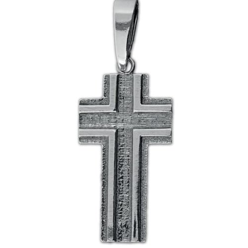Srebrny krzyż na łańcuszek - srebro 925 - k3105