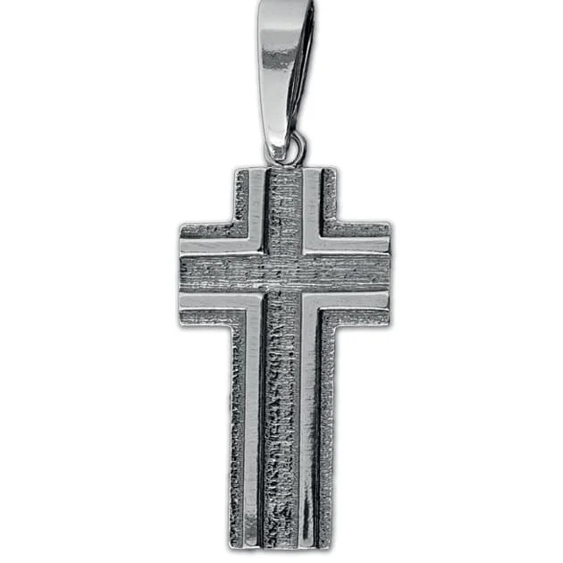 Srebrny krzyż na łańcuszek - srebro 925 - k3105