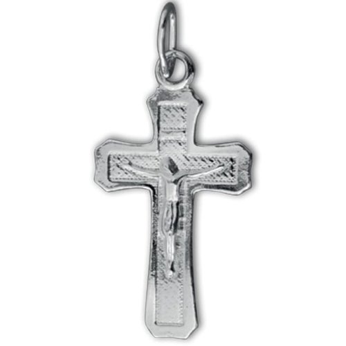 Srebrny krzyżyk z pasyjką - srebro 925 - k3105
