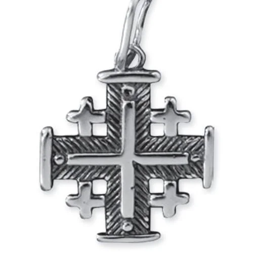 Krzyż Jerozolimski do łańcuszka - srebro 925 - k1002