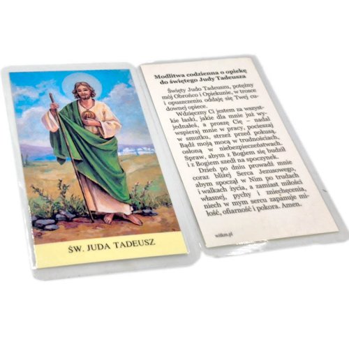 Obrazek laminowany - Święty Juda Tadeusz - Modlitwa