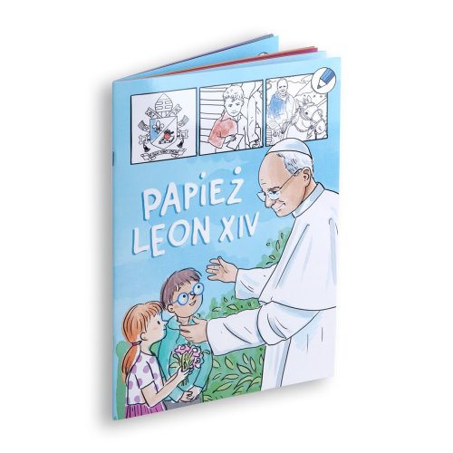 Leon XIV - kolorowanka dla dzieci