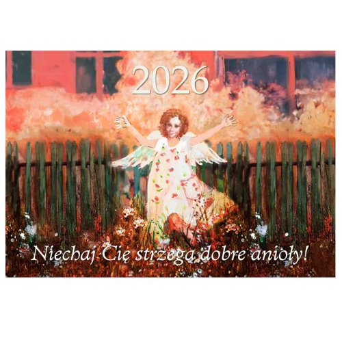 Kalendarz trójdzielny 2026 - Anioły