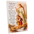 Obraz Anioł Stróż - Aniele Boży - lakierowany - grawer