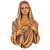 Serce Maryi - relief gipsowy 11 cm