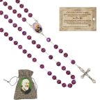 Różaniec o. Pio - sakiewka