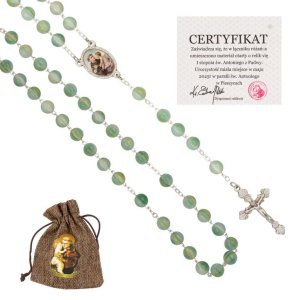 Różaniec Święty Antoni - sakiewka