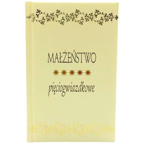 Małżeństwo pięciogwiadkowe - książka upominkowa
