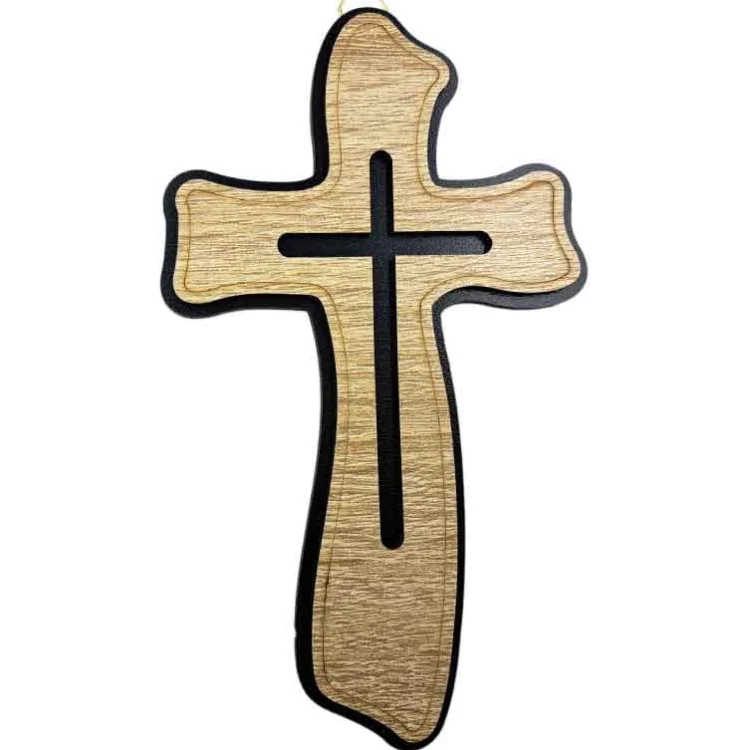 Krzyż do zawieszenia - stylowy - 22 cm