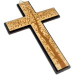 Krzyżyk wiszący - 15,5 cm - drzewo