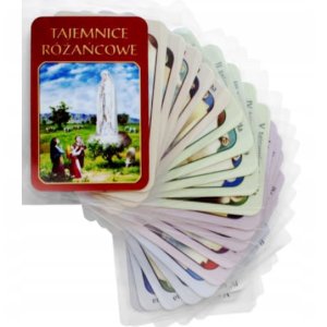 Tajemnice Różańca - karty laminowane
