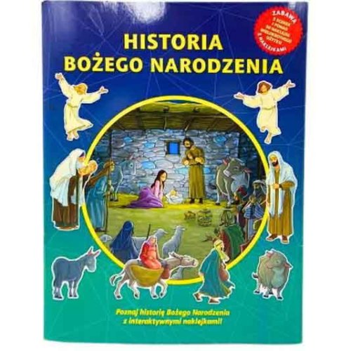 Historia Bożego Narodzenia z interaktywnymi naklejkami