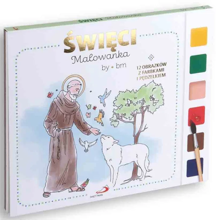 Święci - malowanka dla dzieci