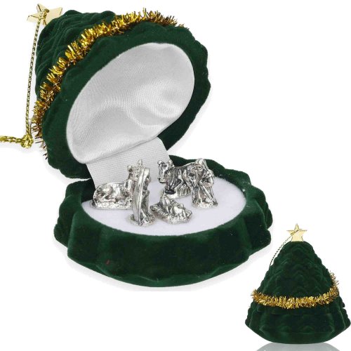 Szopka Bożonarodzeniowa - mini w pudełeczku - choinka