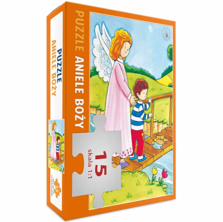 Puzzle Aniele Boży 15 elementów - dla dzieci