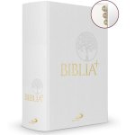 Biblia Plus - paginacja - biała płócienna