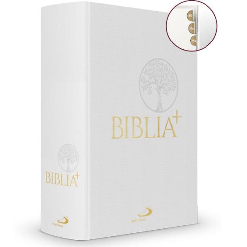 Biblia Plus - paginacja - biała płócienna