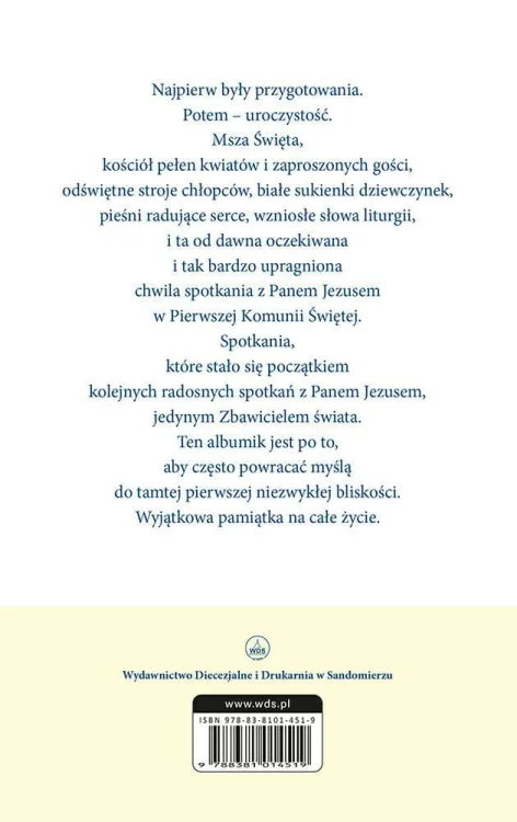 Moja Pierwsza Komunia Święta - Niezapomniany dzień...