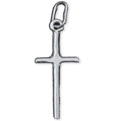 Krzyżyk srebrny prosty mini k148