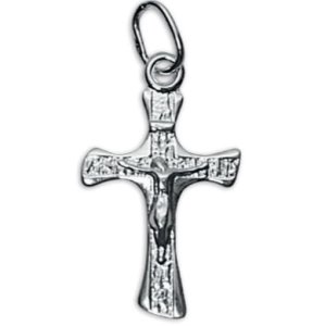Krzyżyk srebrny z pasyjką k3111 - srebro 925