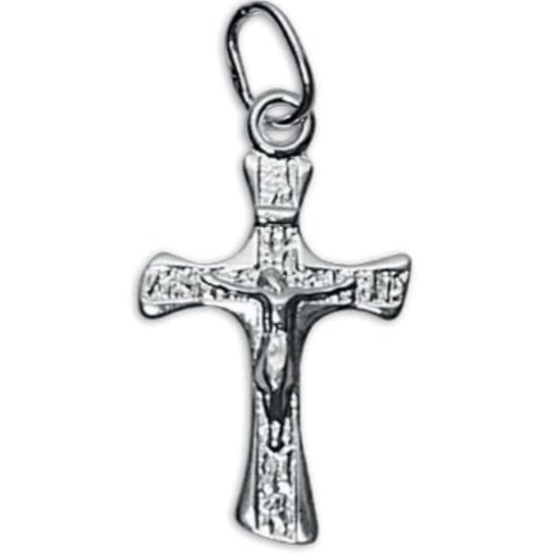 Krzyżyk srebrny z pasyjką k3111 - srebro 925