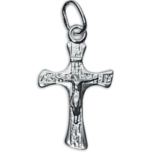Krzyżyk srebrny z pasyjką k3111 - srebro 925