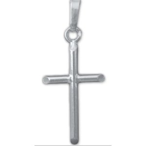Srebrny krzyżyk prosty k156 - srebro 925