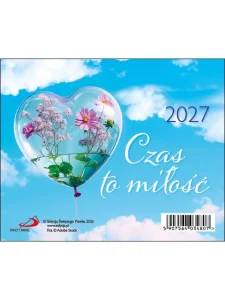 Czas to miłość 2027 - kalendarz biurkowy