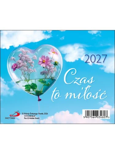 Czas to miłość 2027 - kalendarz biurkowy