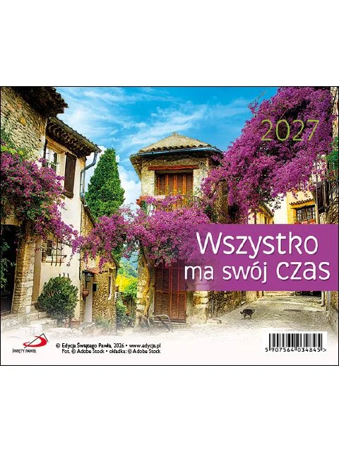 Wszystko ma swój czas 2027 - kalendarz biurkowy